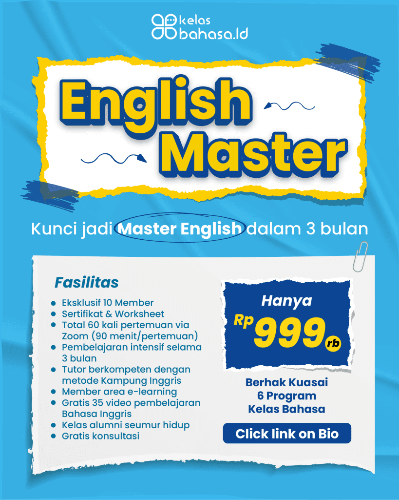 Poster English Master 01 Tips Efektif Menghafal Vocabulary dalam Bahasa Inggris