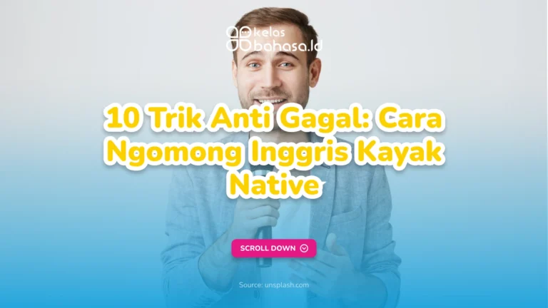 Ilustrasi Cara Ngomong Inggris