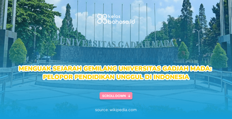 Ilustrasi gedung Sejarah Universitas Gadjah Mada, sejak 1949