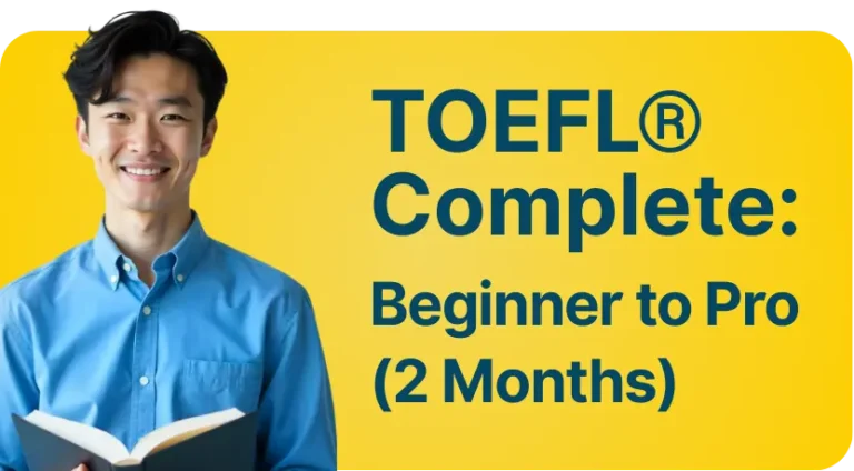 Ilustrasi Regular TOEFL TOEFL Complete