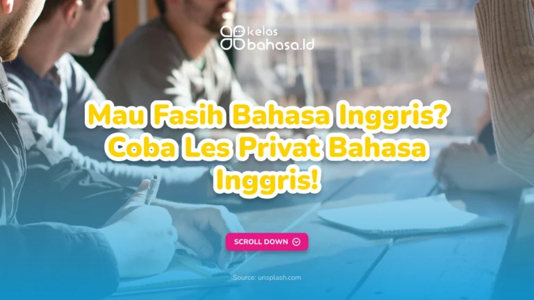 Mau Fasih Bahasa Inggris? Coba Les Privat Bahasa Inggris Online! Ilustrasi Les Privat Bahasa Inggris Online