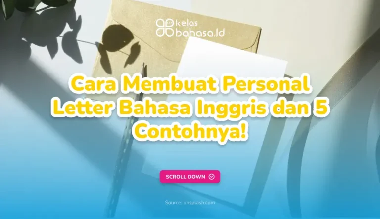 Ilustrasi Personal Letter Bahasa Inggris