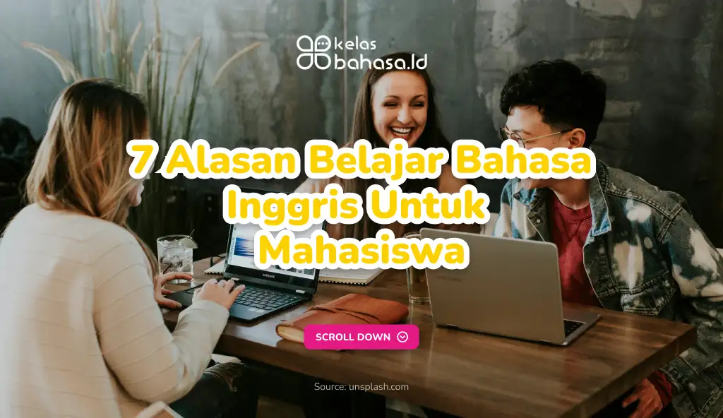 Ilustrasi Belajar Bahasa Inggris untuk Mahasiswa