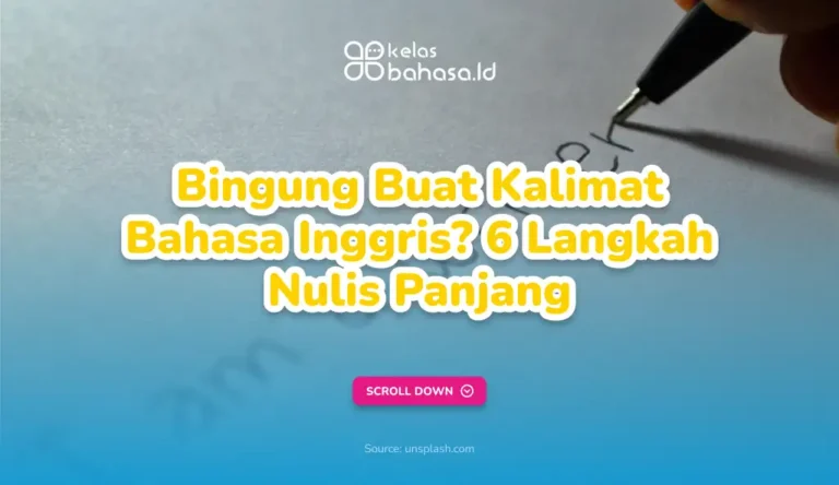 Ilustrasi Kalimat Bahasa Inggris