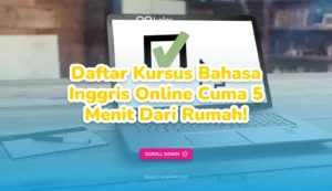 Ilustrasi Daftar Kursus Bahasa Inggris Online