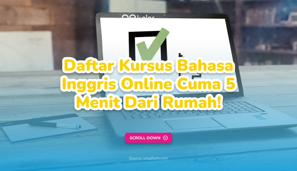 Ilustrasi Daftar Kursus Bahasa Inggris Online