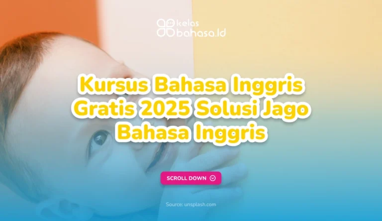 Ilustrasi Kursus Bahasa Inggris Gratis