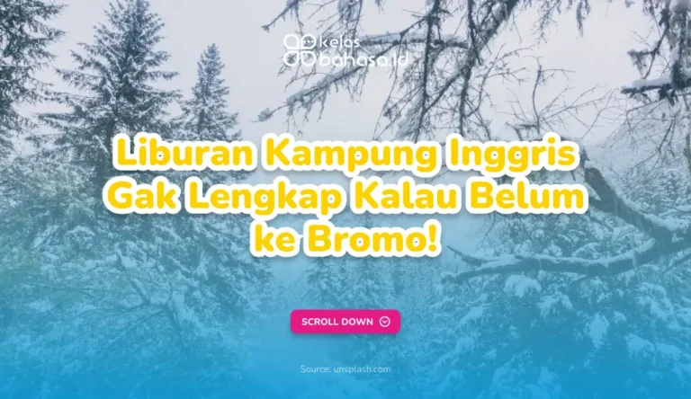 Ilustrasi Liburan Kampung Inggris