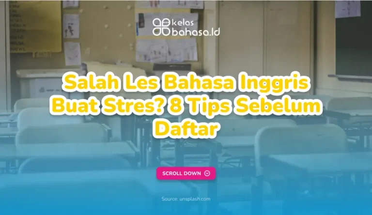Ilustrasi Les Bahasa Inggris