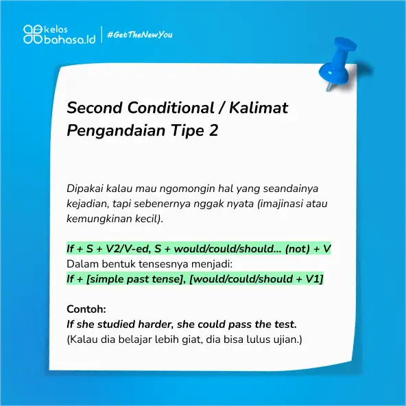 Ilustrasi 3 Jenis Kalimat Pengandaian dalam Bahasa Inggris