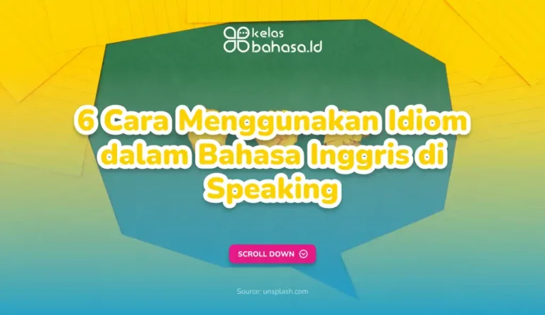 Ilustrasi Idiom dalam Bahasa Inggris