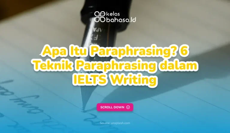 Ilustrasi Paraphrasing dalam IELTS