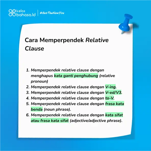 5 Cara Asik Biar Paham Apa itu Relative Clauses? dan Contoh Ilustrasi 5 Cara Asik Biar Paham Apa itu Relative Clauses? dan Contoh