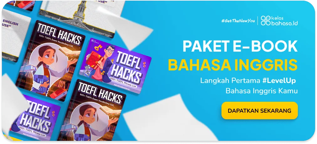 Banner Paket E-Book Bahasa Inggris