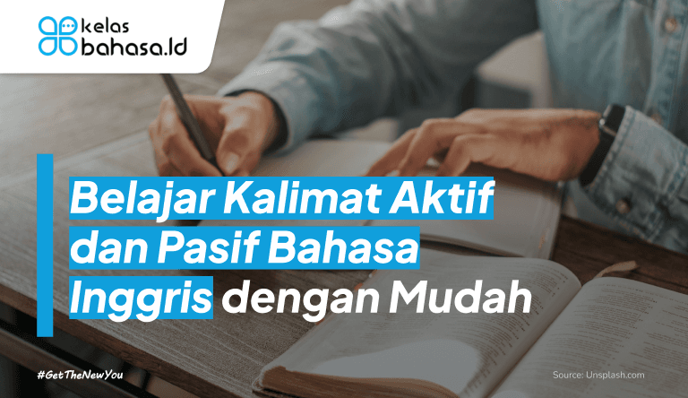 Ilustrasi Belajar Kalimat Aktif dan Pasif Bahasa Inggris dengan Mudah