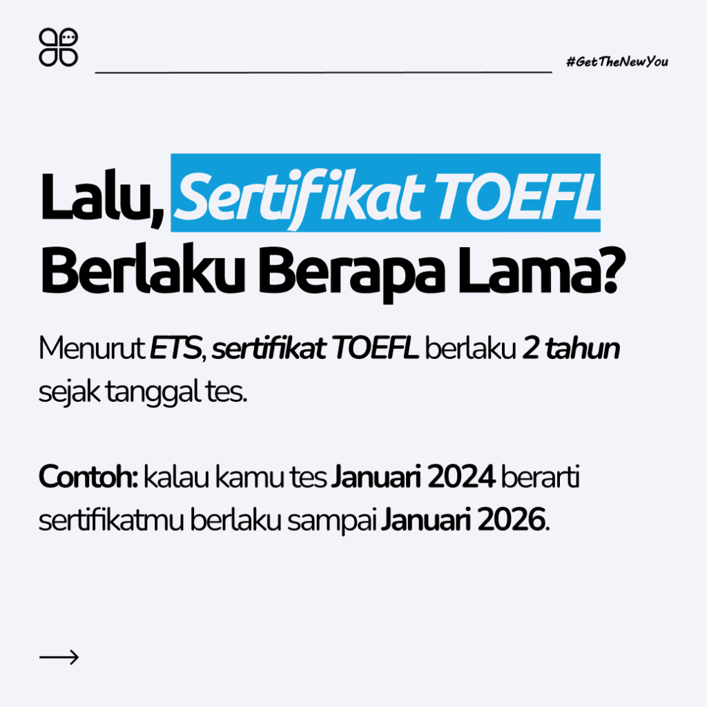 Ilustrasi Udah Tes TOEFL? Tahu Sertifikat TOEFL Berlaku Berapa Lama?