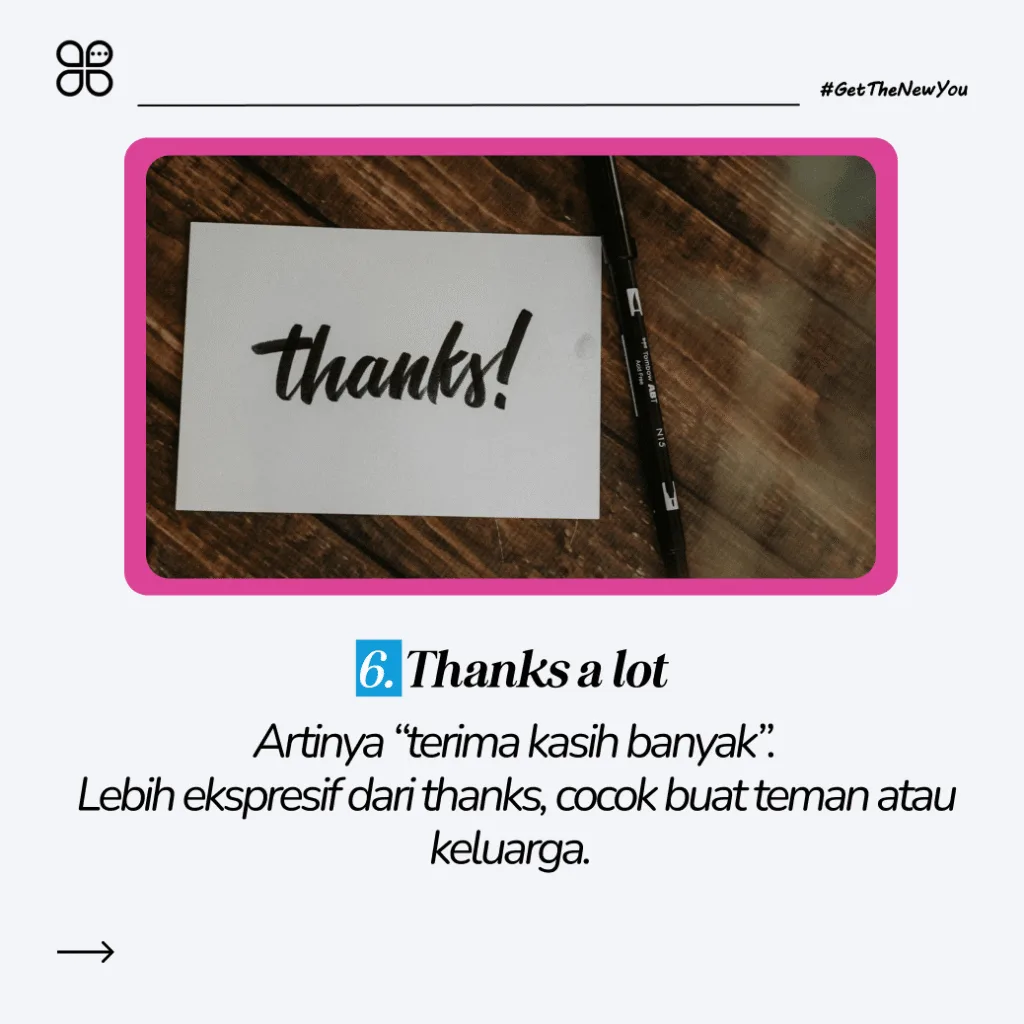 Ilustrasi Thank You Artinya