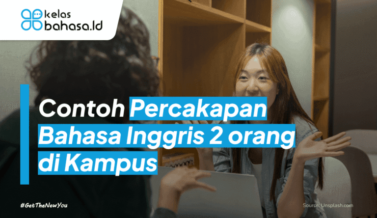 Ilustrasi Contoh Percakapan Bahasa Inggris 2 orang di Kampus