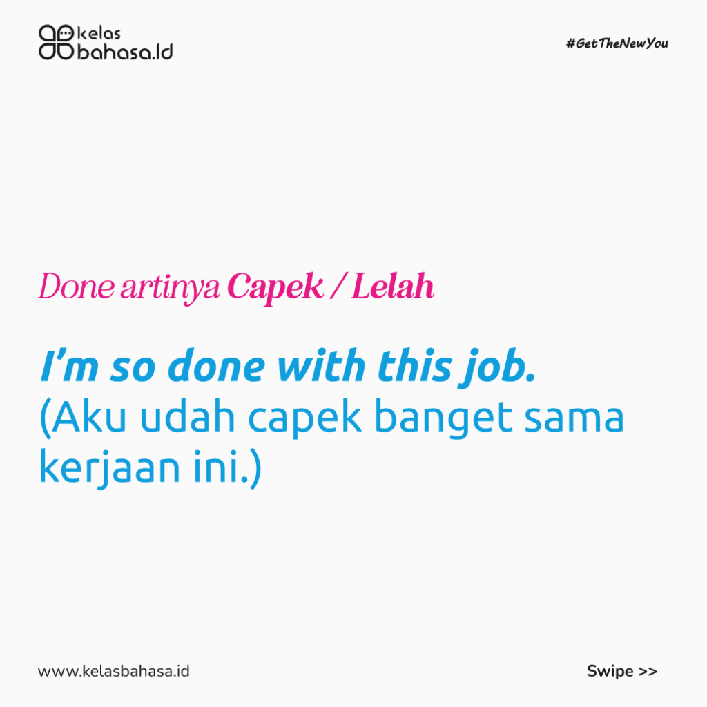 Ilustrasi Done Artinya