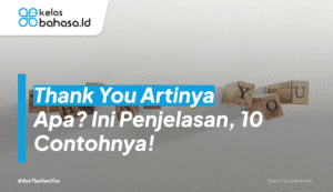 Ilustrasi Thank You Artinya
