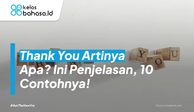 Ilustrasi Thank You Artinya