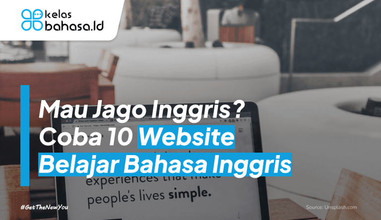 Ilustrasi Website Belajar Bahasa Inggris