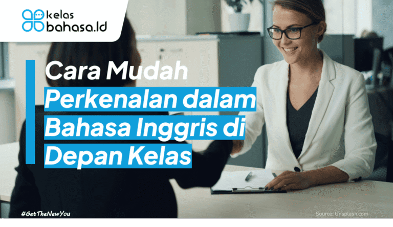 Ilustrasi Perkenalan dalam Bahasa Inggris di Depan Kelas