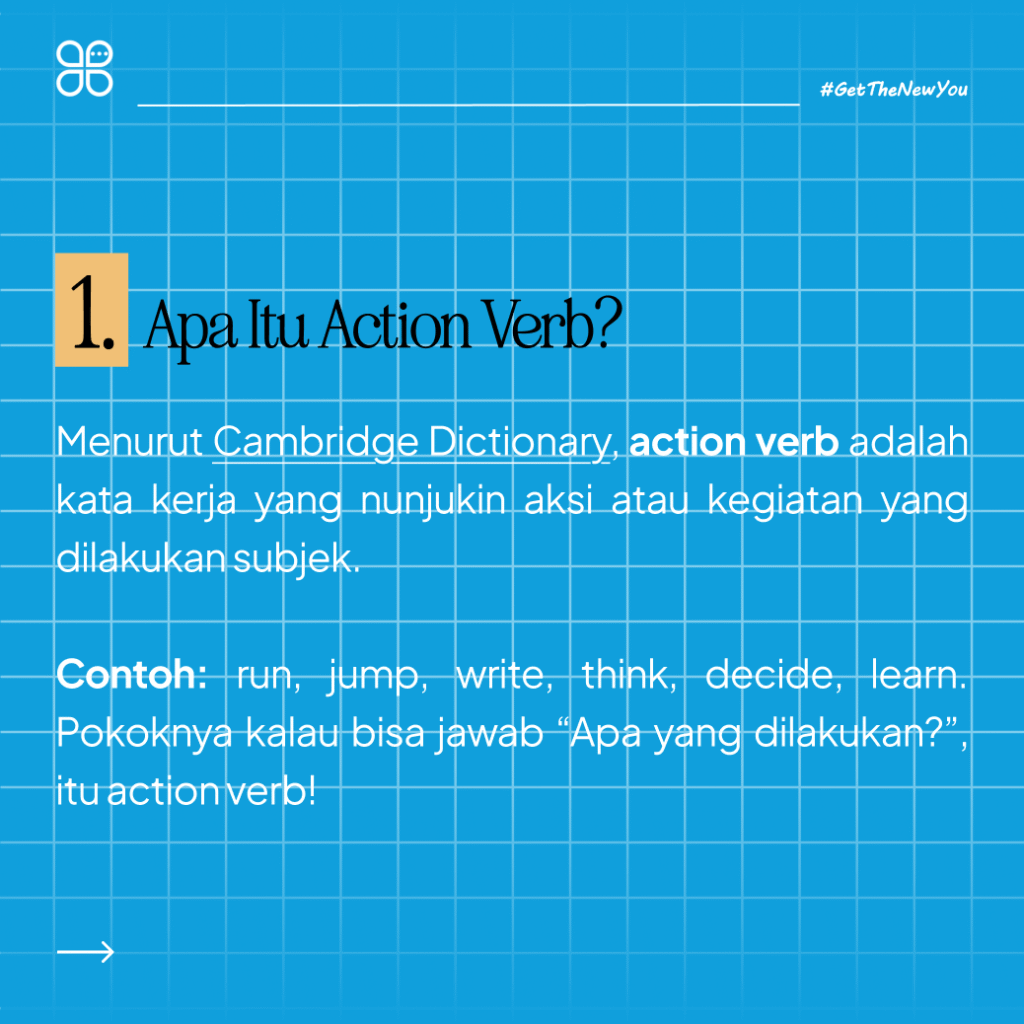 Ilustrasi Apa itu Action Verb