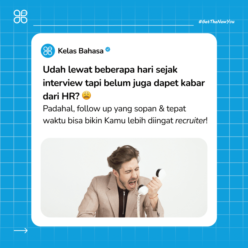 ILustrasi Belum Dihubungi HR? Begini Cara Follow Up Hasil Interview Kerja! Ilustrasi Cara Follow Up Hasil Interview Kerja