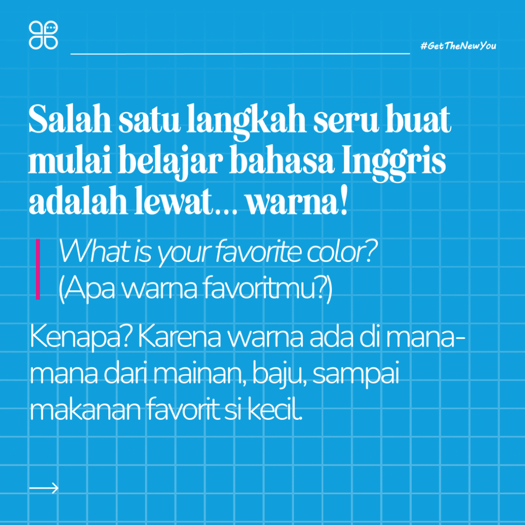 Ilustrasi Cara Belajar Warna dalam Bahasa Inggris untuk Anak