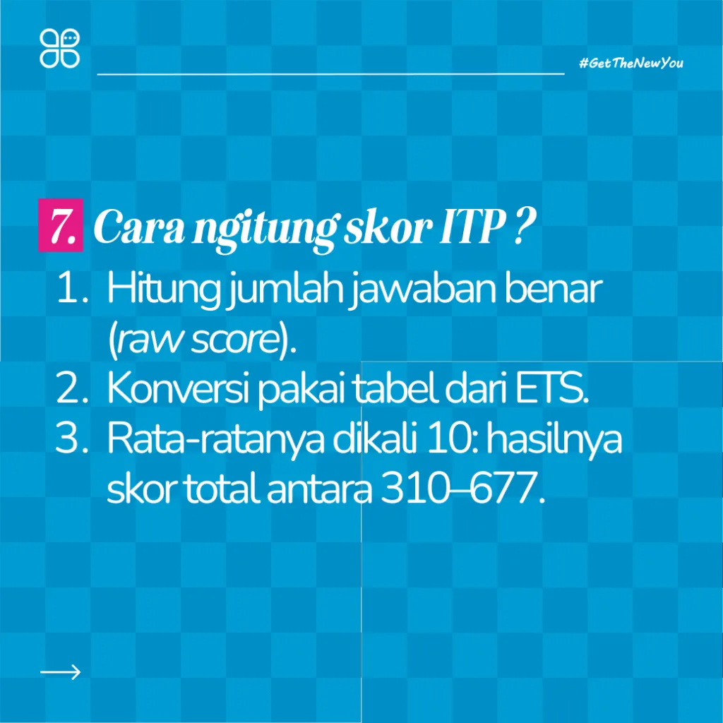 Ilustrasi Cara Menghitung Skor TOEFL