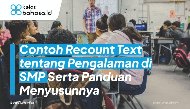 Ilustrasi Contoh recount text tentang pengalaman di smp