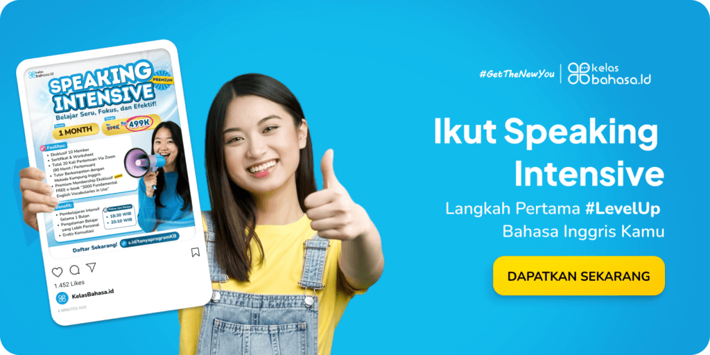 Ilustrasi Program Speaking Intensive