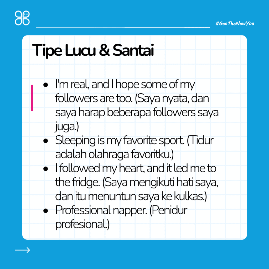 Ilustrasi Ide Bio Instagram Aesthetic