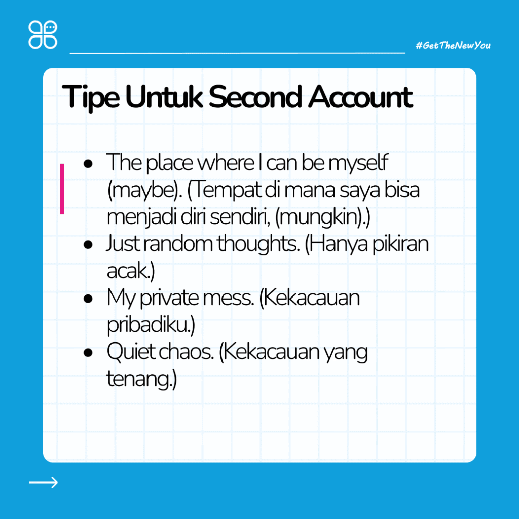 Ilustrasi Ide Bio Instagram Aesthetic