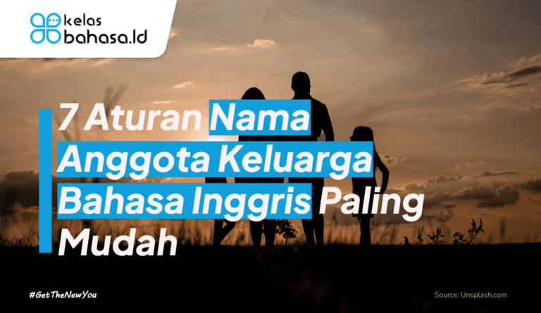 ilustrasi nama anggota keluarga bahasa inggris