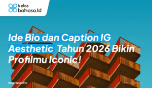 ilustrasi ide bio dan caption ig aesthetic
