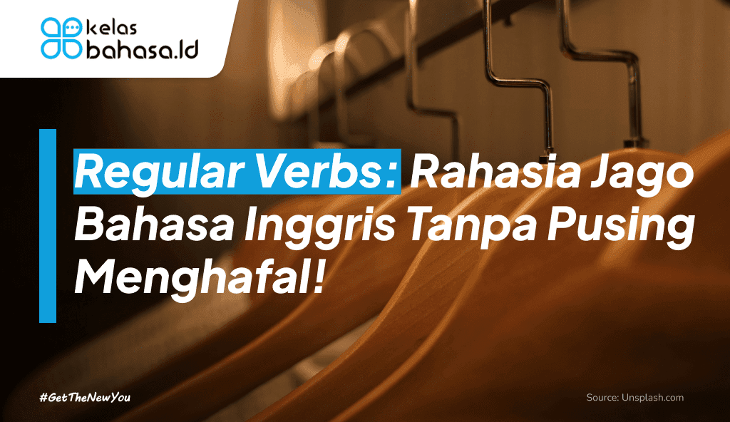ilustrasi regular verbs