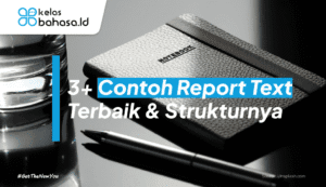 ilustrasi contoh report text