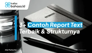 ilustrasi contoh report text