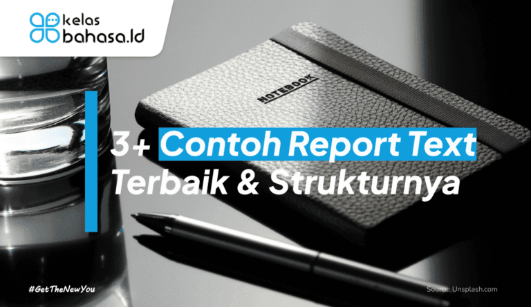 ilustrasi contoh report text