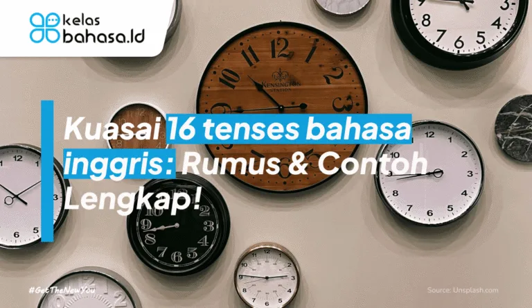 ILustrasi Kuasai 16 Tenses Bahasa Inggris: Rumus & Contoh Lengkap ilustrasi 16 tenses bahasa inggris
