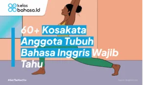 ilustrasi kosakata anggota tubuh bahasa inggris