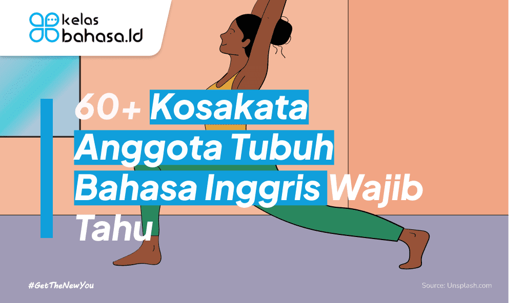 ilustrasi kosakata anggota tubuh bahasa inggris