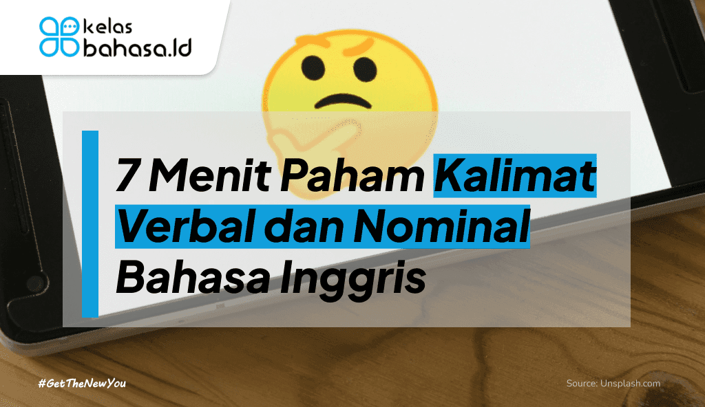 ilustrasi kalimat verbal dan nominal