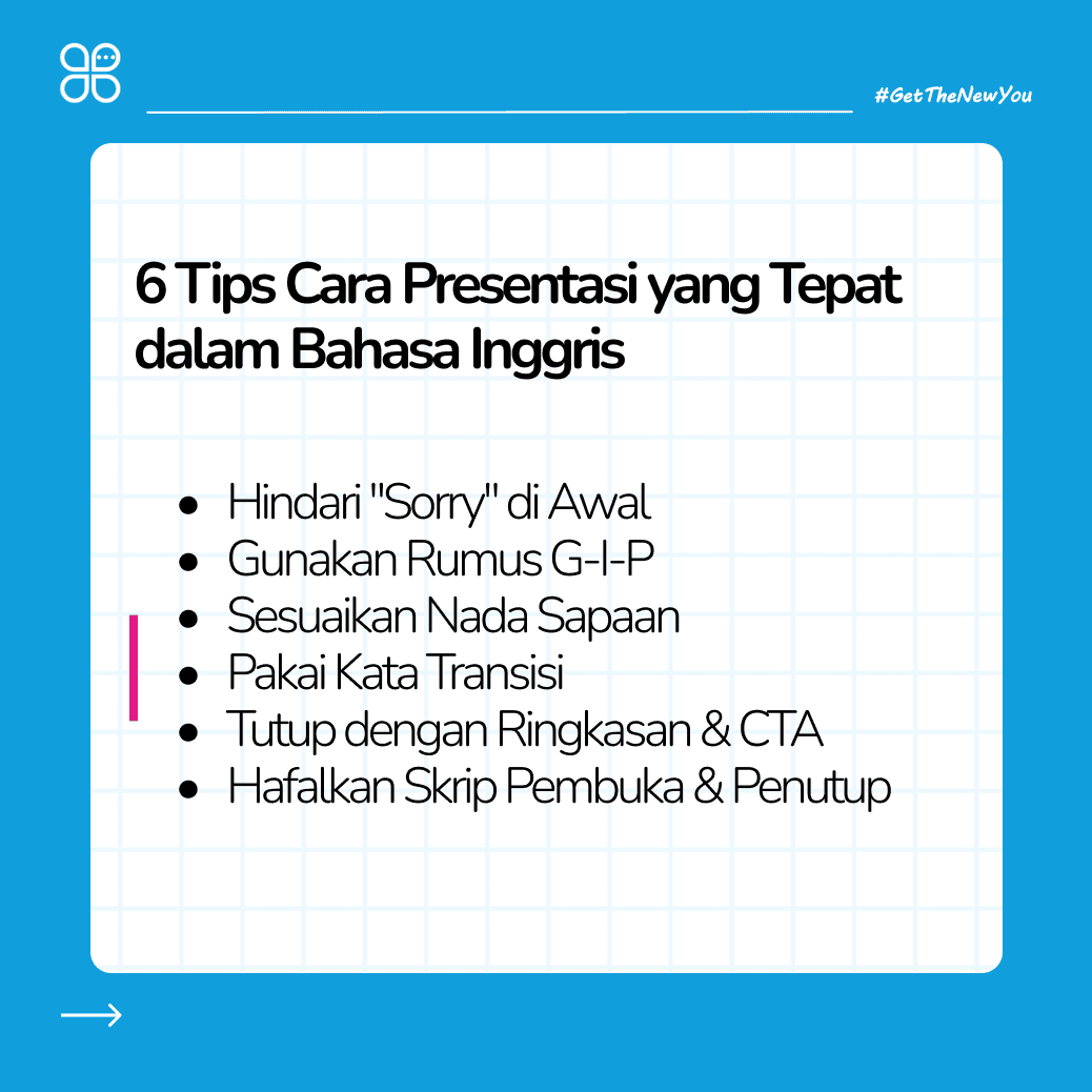 ILustrasi 6 Tips Praktis Cara Presentasi Bahasa Inggris Pembuka dan Penutup ilustrasi Cara Presentasi Bahasa Inggris Pembuka dan Penutup