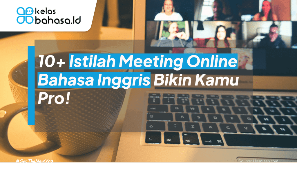 ilustrasi Istilah Meeting Online bahasa inggris