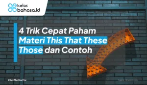 ilustrasi Materi This That These Those