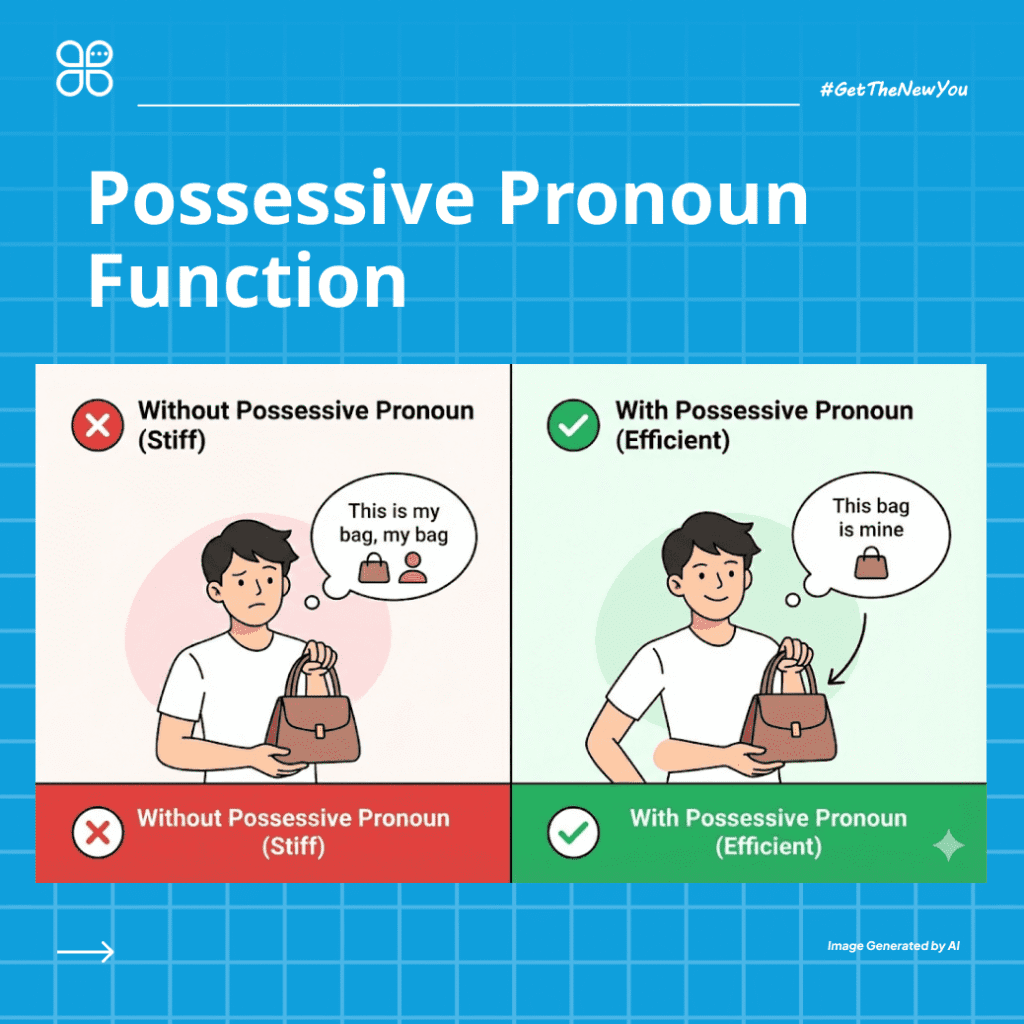 ILustrasi Pahami Pengertian Possessive Pronoun Biar Jago Bahasa Inggris! ilustrasi pengertian possessive pronoun
