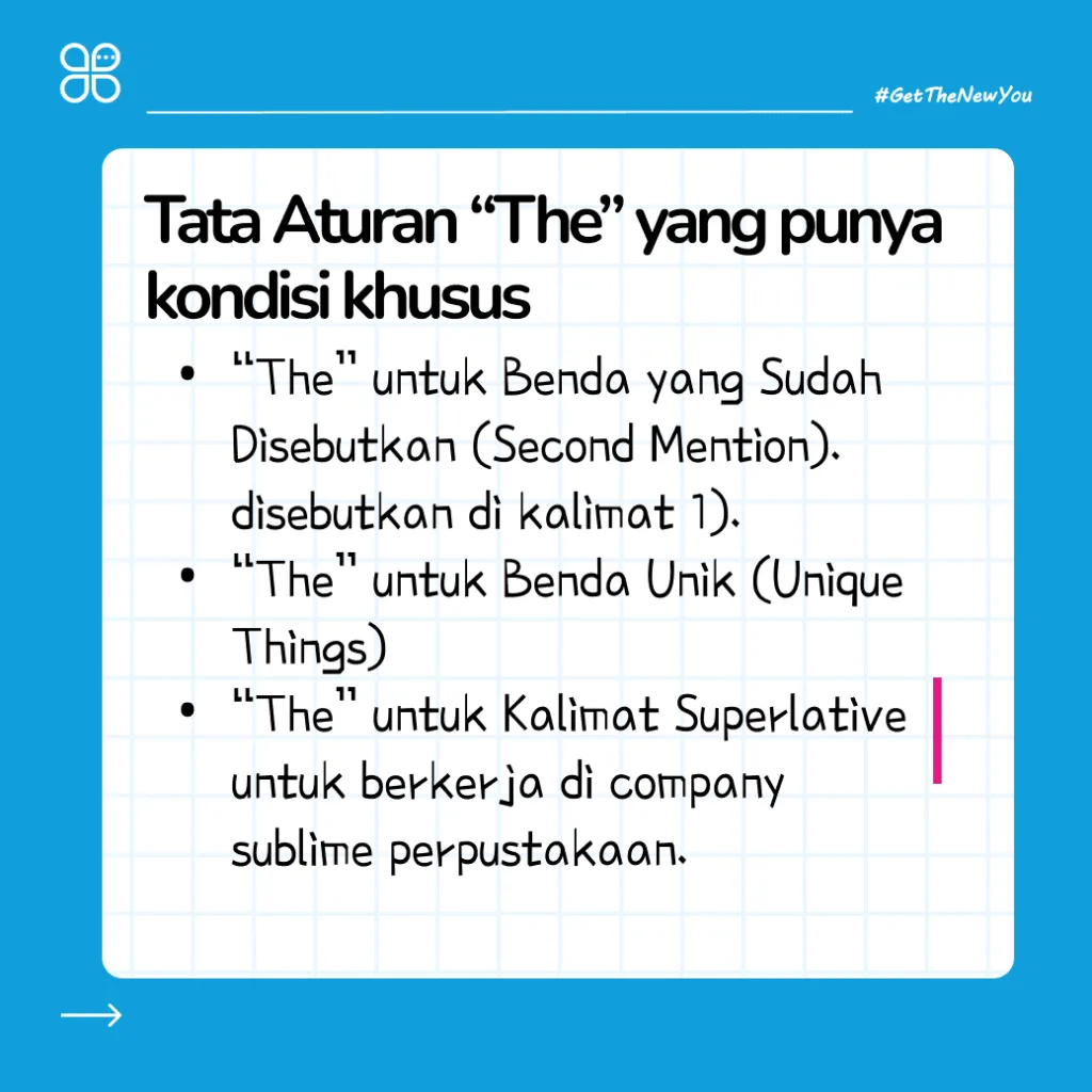ilustrasi contoh kalimat a an the